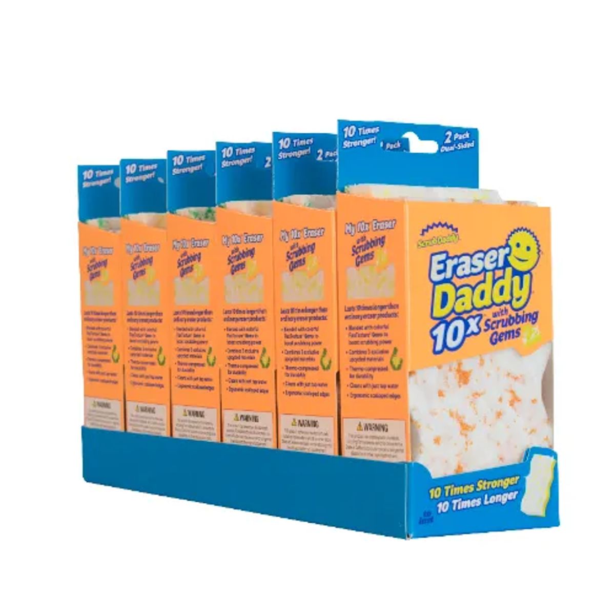 SCRUB DADDY - Esponja Scrub Daddy Eraser Pack X 2 Borrador Mágico Doble Cara