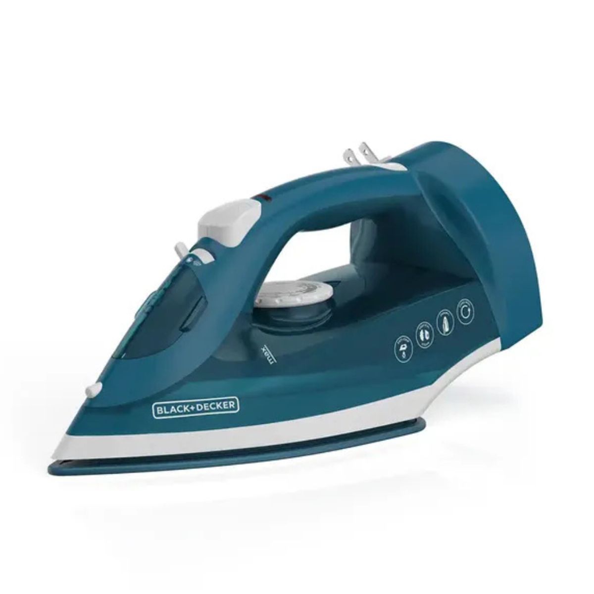 BLACK+DECKER - Plancha de Ropa BLACK+DECKER Vapor ICR004B Retractil Azul