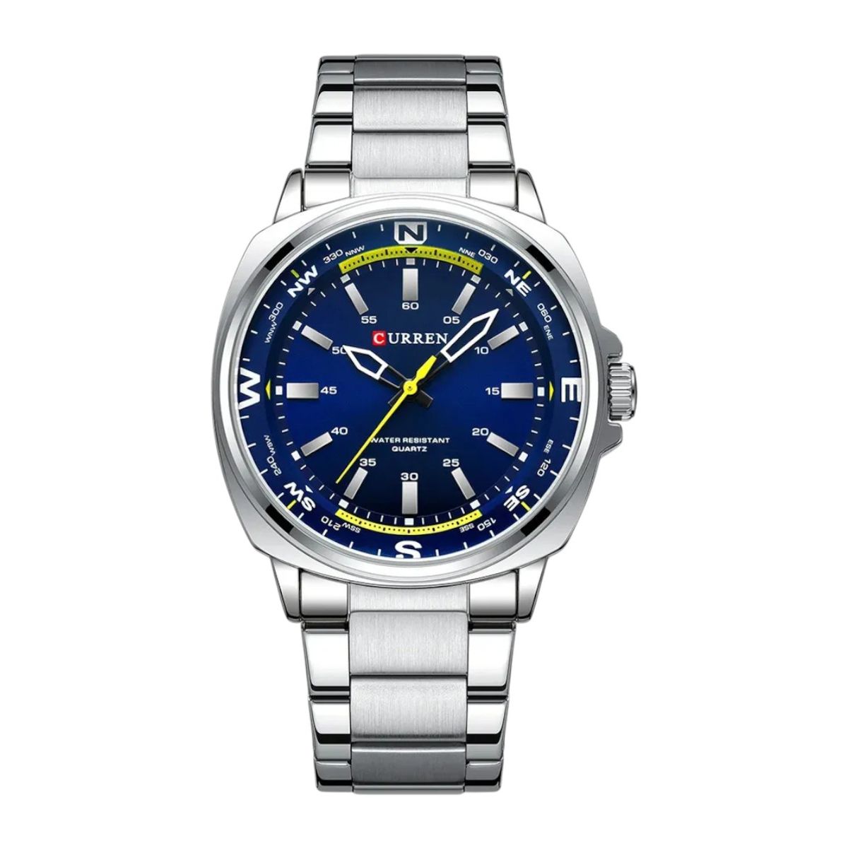 CURREN - Reloj Curren 8455 Plata Azul
