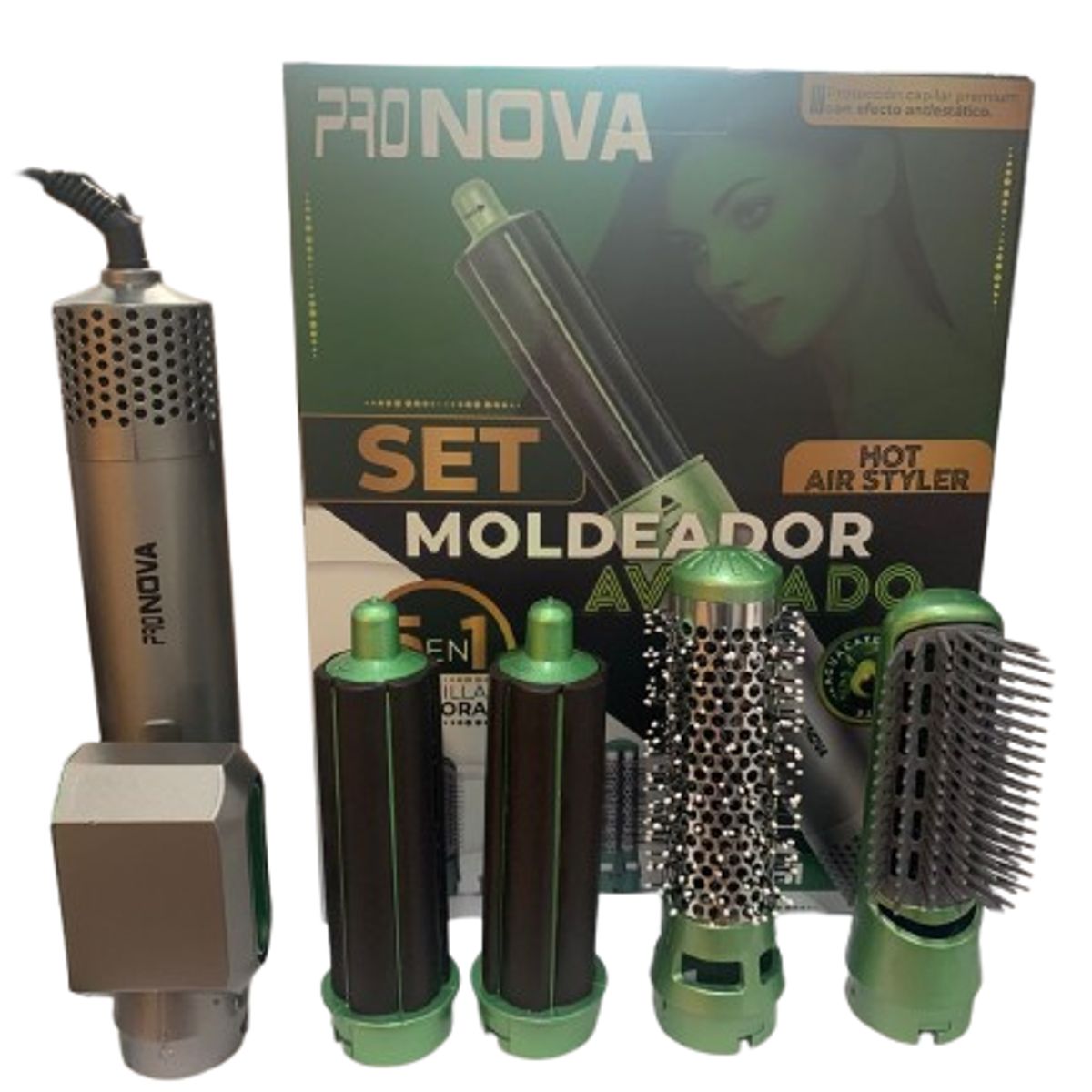 GENERICO - Set Moldeador de Cabello PRO NOVA 5 EN 1