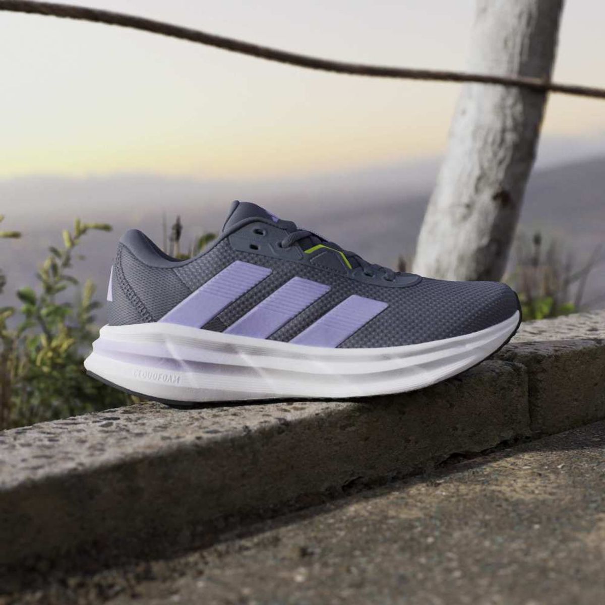 ADIDAS - Adidas Galaxy 7 W Tenis gris de mujer para correr