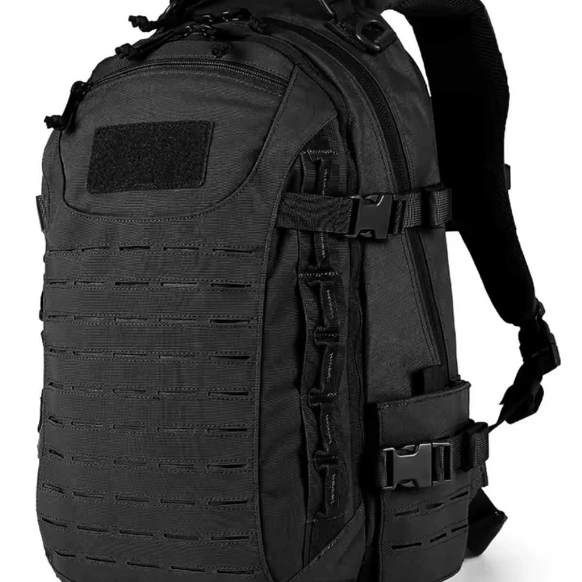 GENERICO - Maleta Bolso Morral tactico de 45 Litros sistema Molle acampar viajes senderismo NEGRO