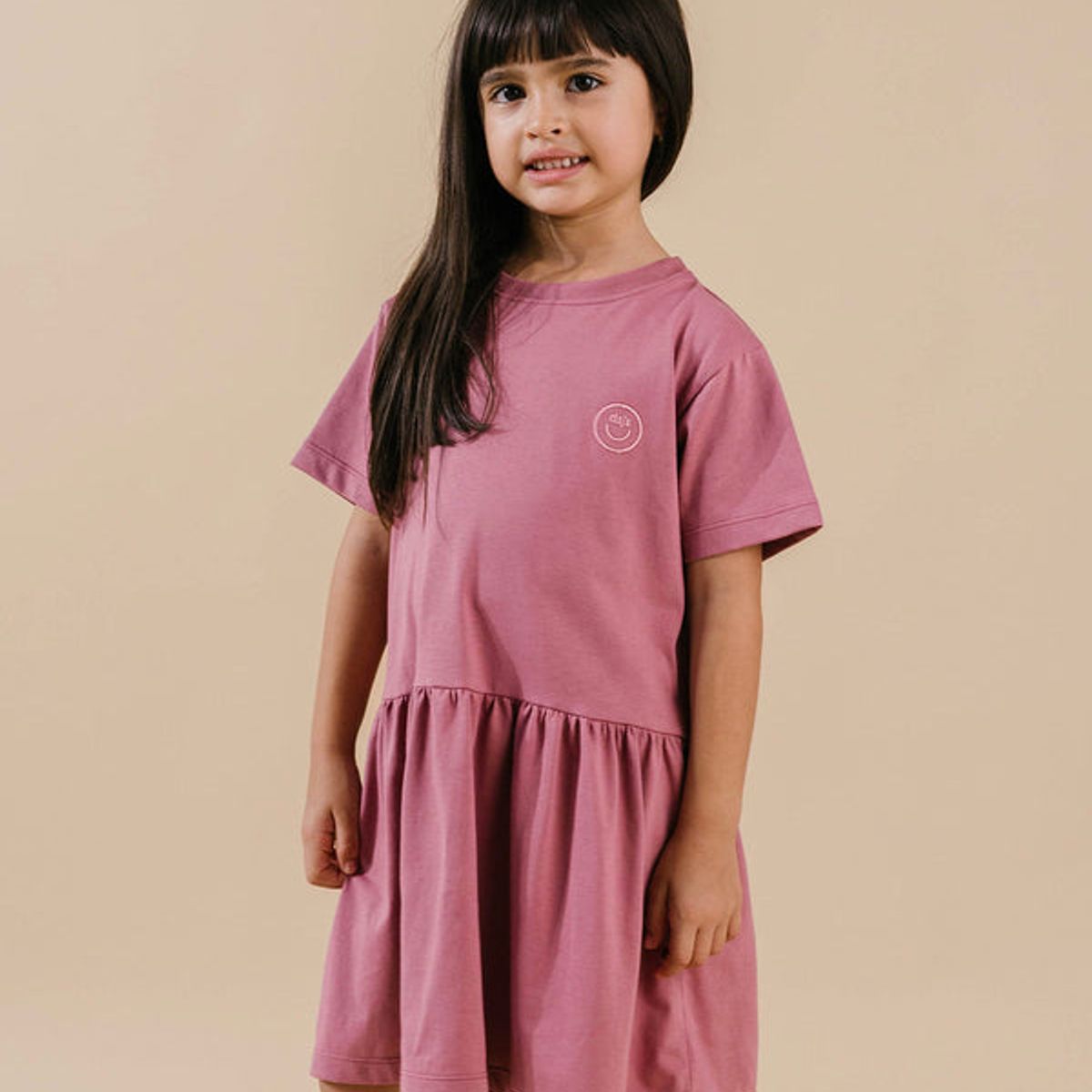 DOSOJOS - Vestido niñas en 100% algodón peruano