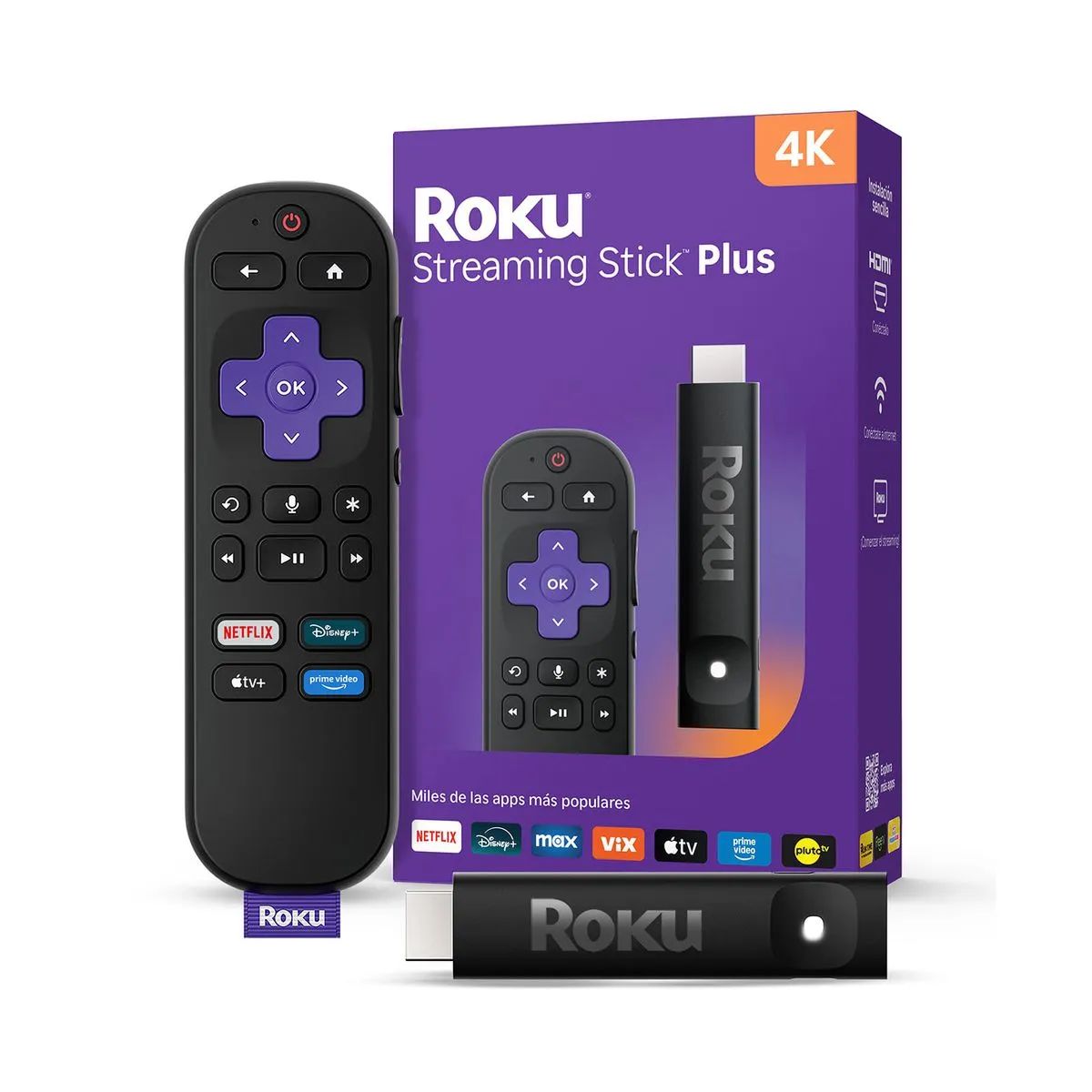 ROKU - DISPOSITIVO STREAMING ROKU 4K PLUS