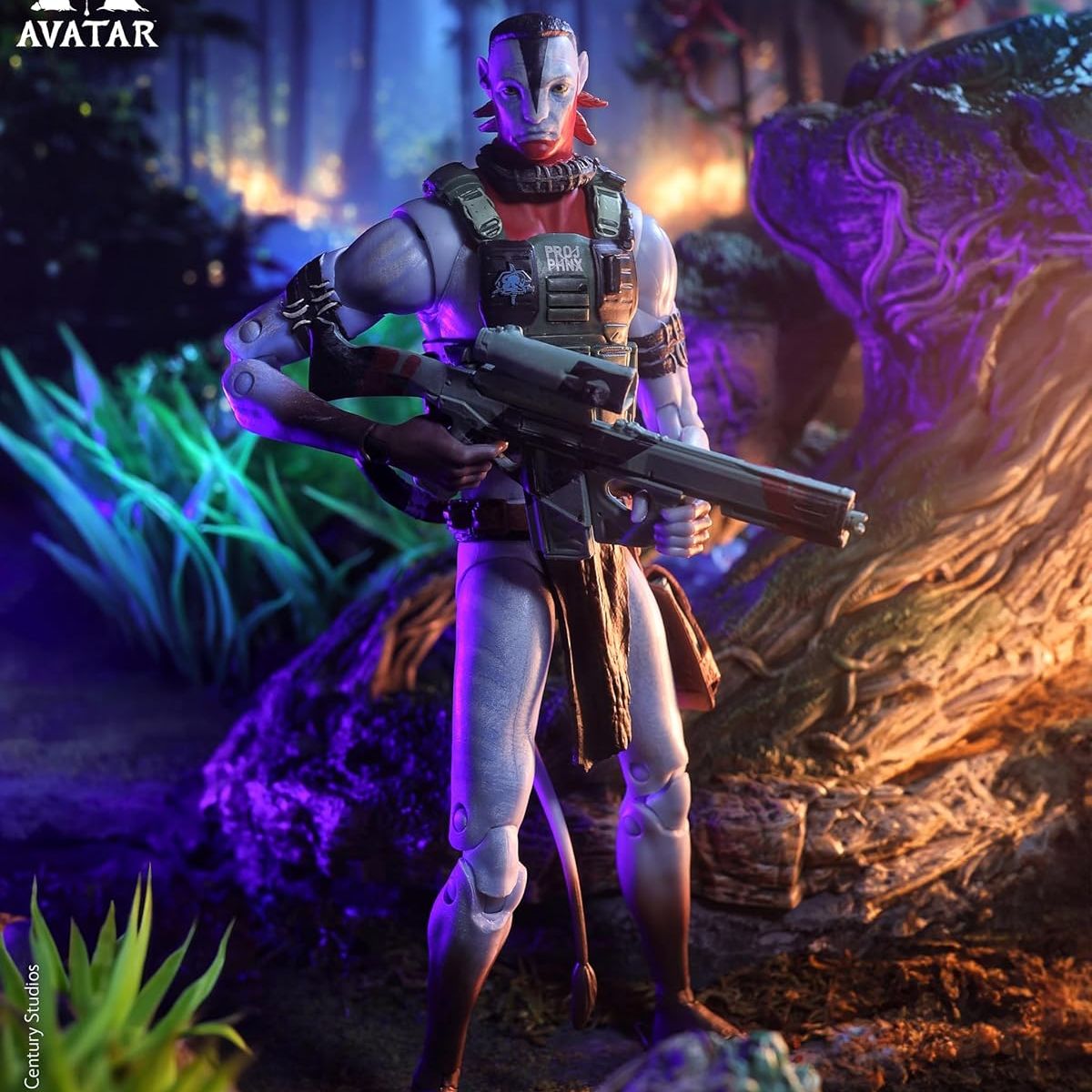 MC FARLANE - Quaritch Ash Warrior Figura Acción Avatar Fire Ash McFarlane