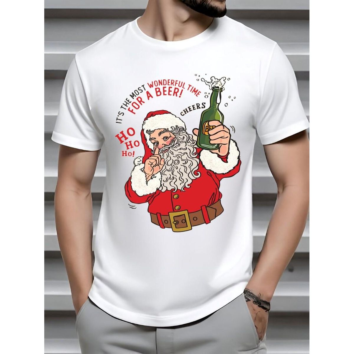 ESTILO - Camiseta De Navidad Cuello Redondo Ismi