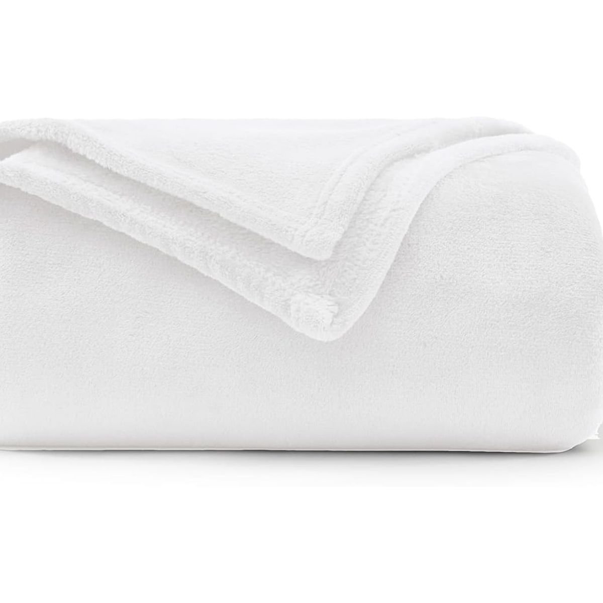GENERICO - Cobija Manta Microfelpa Cama Doble-Queen Color Blanco