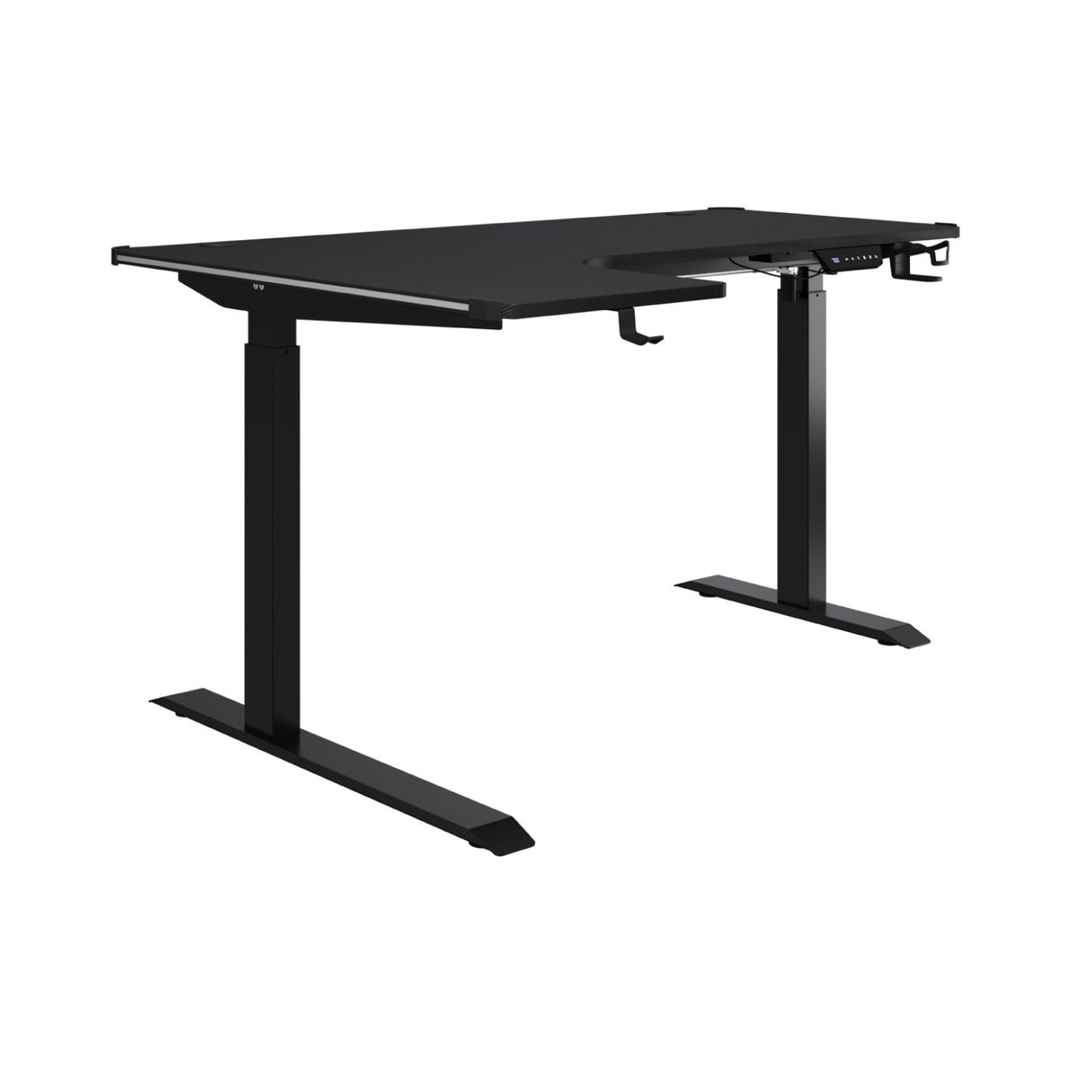 BONNO - Escritorio Gamer Regulable  L103 Negro Bonno