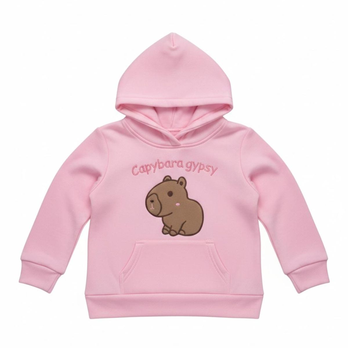 BIGBOYS - Buzo Hoodie Capybara Rosado Niña