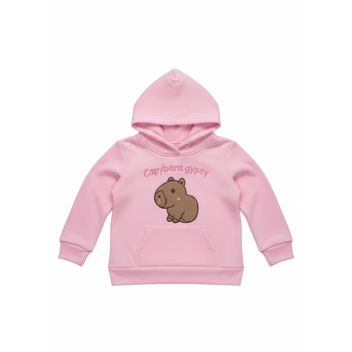 BIGBOYS - Buzo Hoodie Capybara Rosado Niña