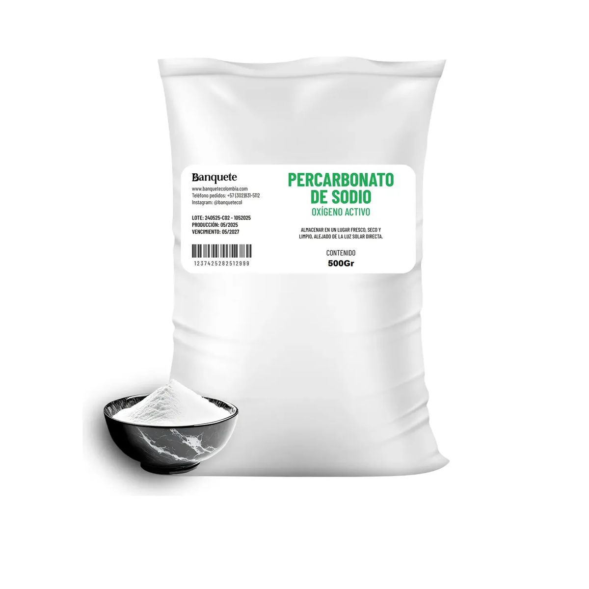 GENERICO - Percarbonato de Sodio 500gr