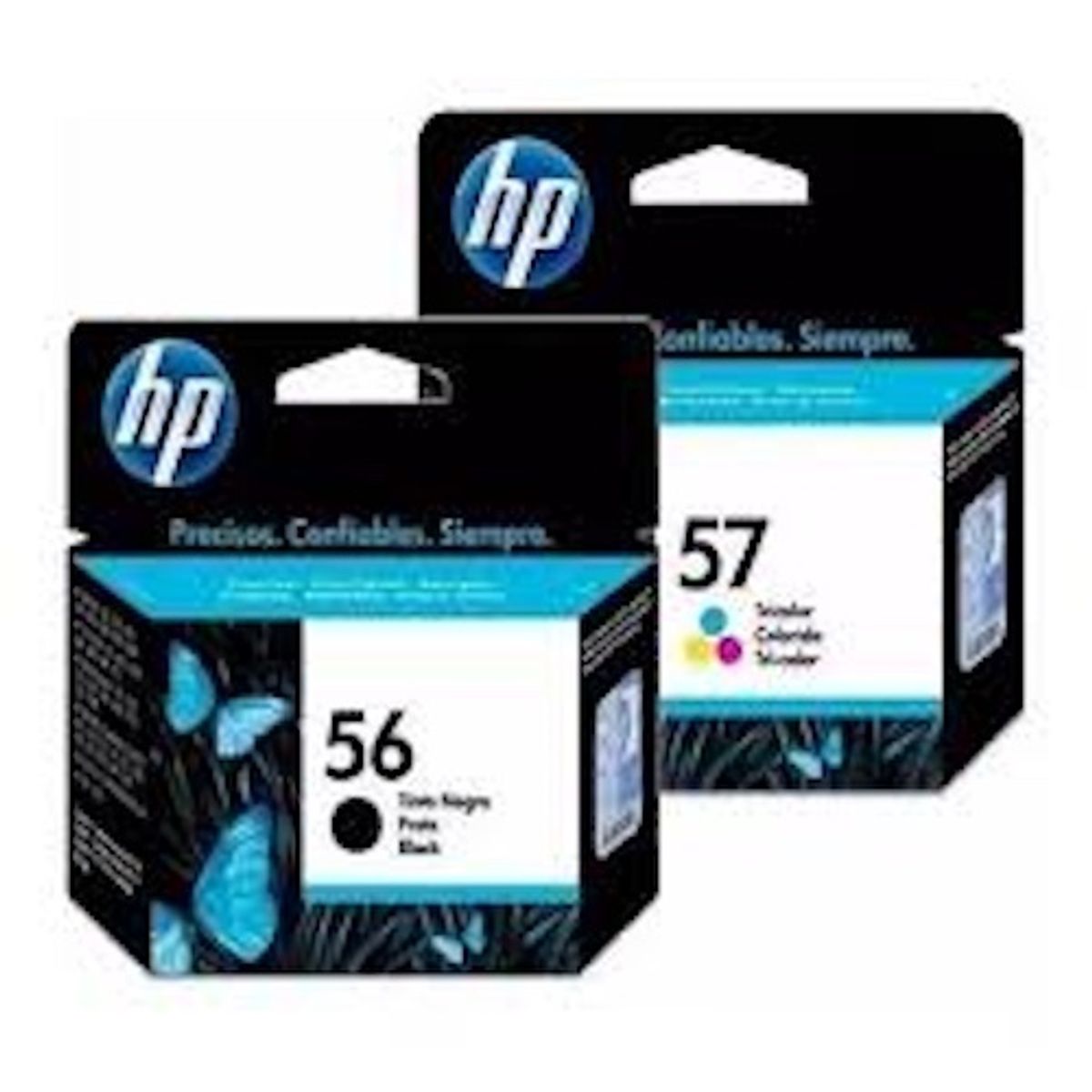 HP - JUEGO CARTUCHO HP 56 NEGRO - HP 57 TRICOLOR ORIGINAL