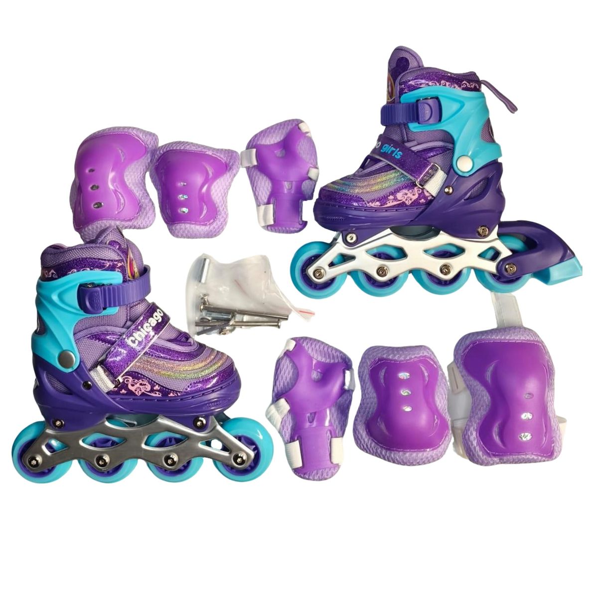 CHICAGO - Patines Chicago Girls Talla M Morado