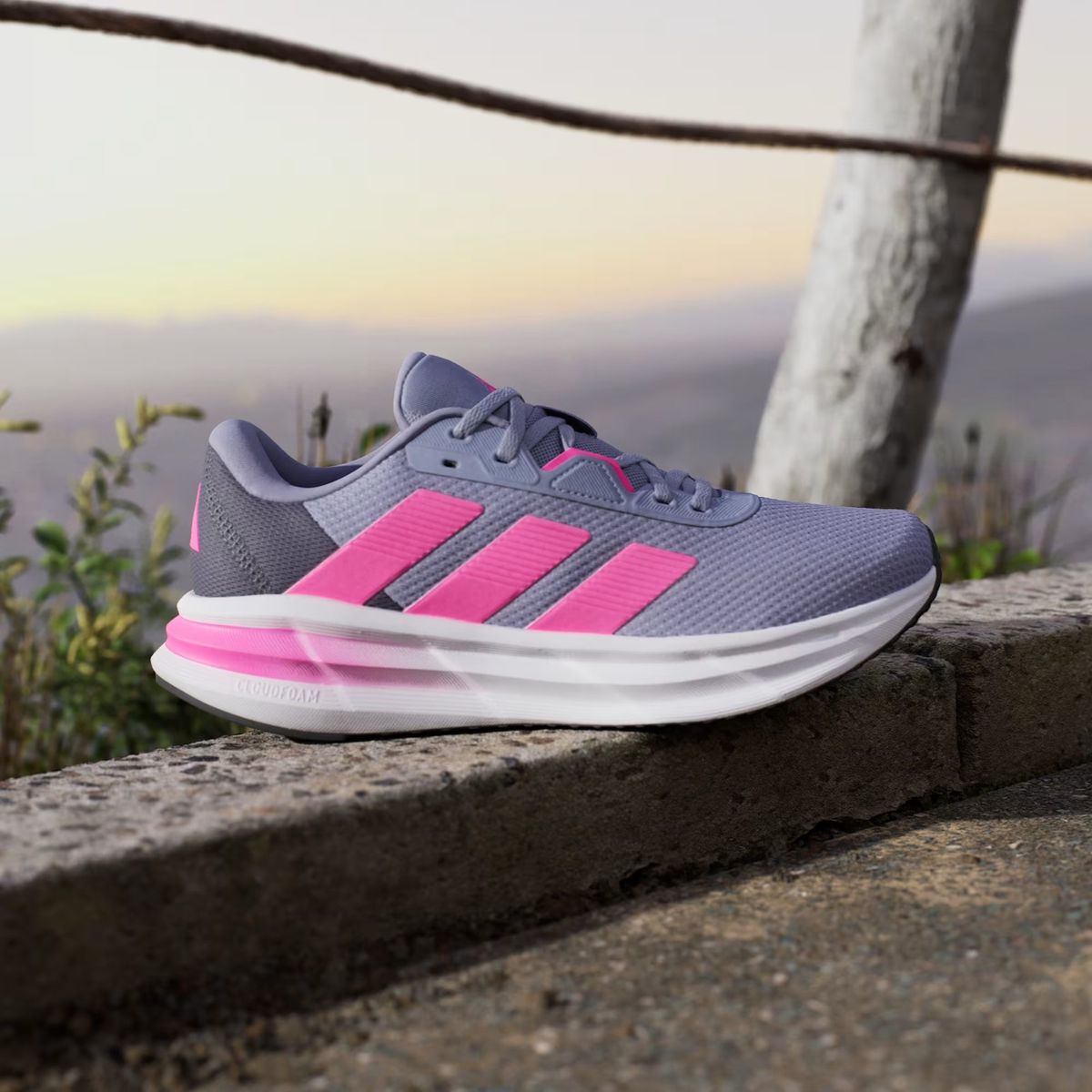 ADIDAS - Tenis Adidas Mujer Galaxy 7 JQ2608 Gris Rosado Running