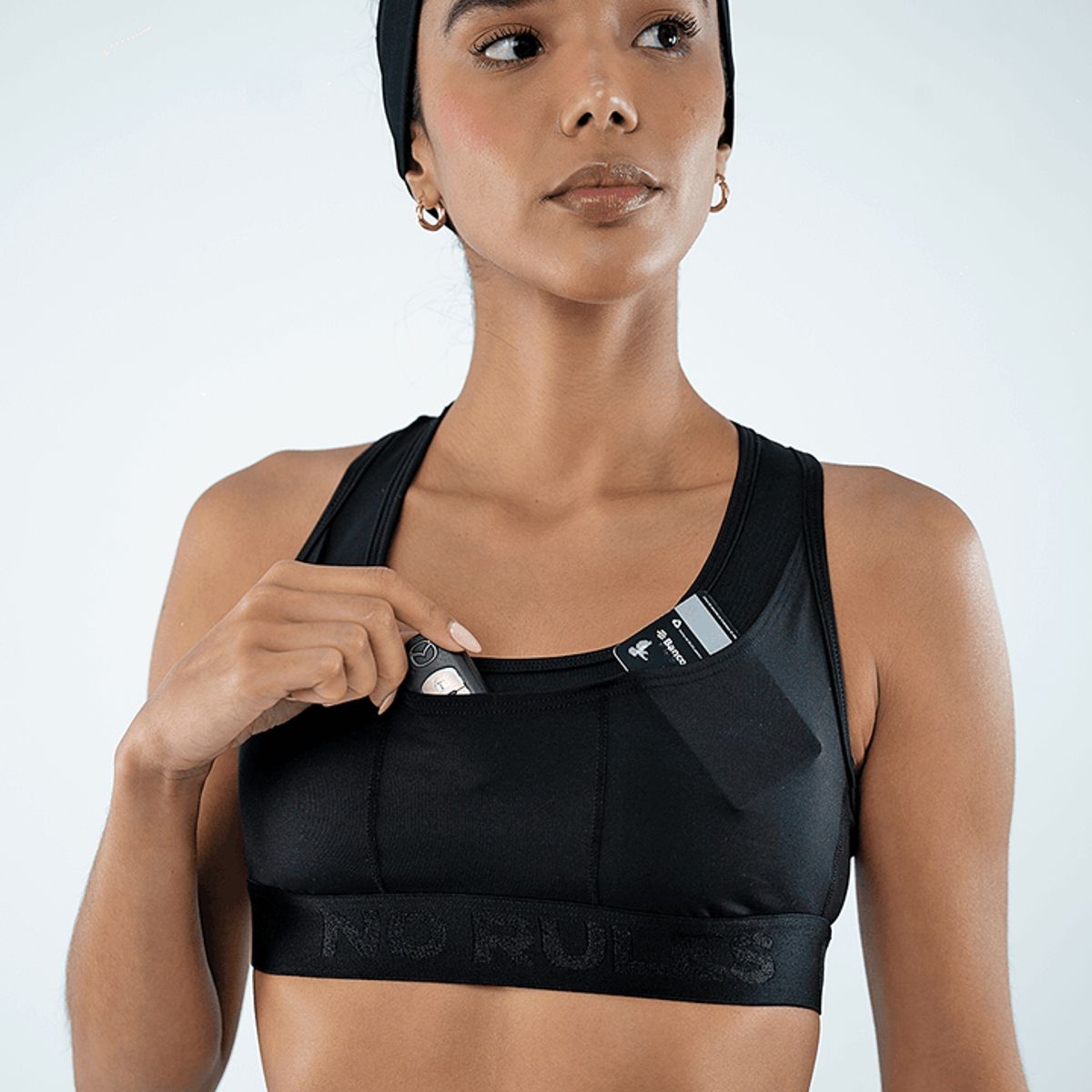 NO RULES - TOP DEPORTIVO RUNNING PRO NEGRO