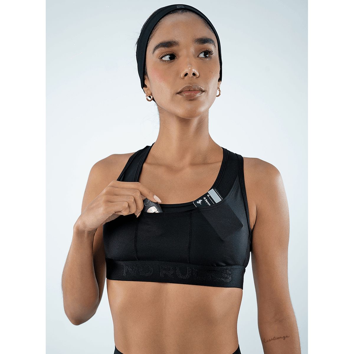 NO RULES - TOP DEPORTIVO RUNNING PRO NEGRO