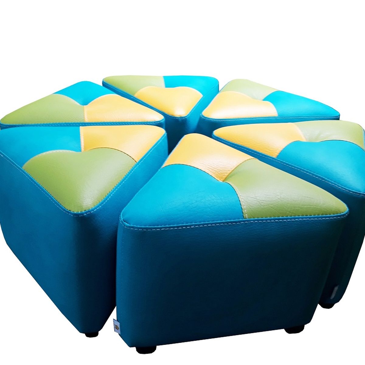 PUFF BOGOTA - Puff atrio Aguamarina