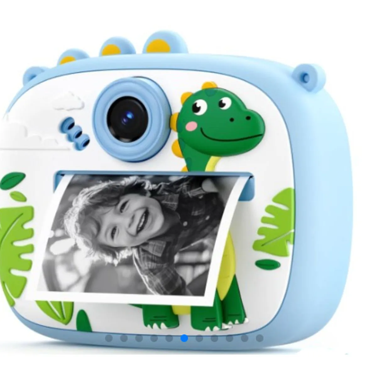 GENERICO - Camara de Impresión Instantánea con Cubierta de Silicona de 2.4 Pulgadas Doble Lente AM300