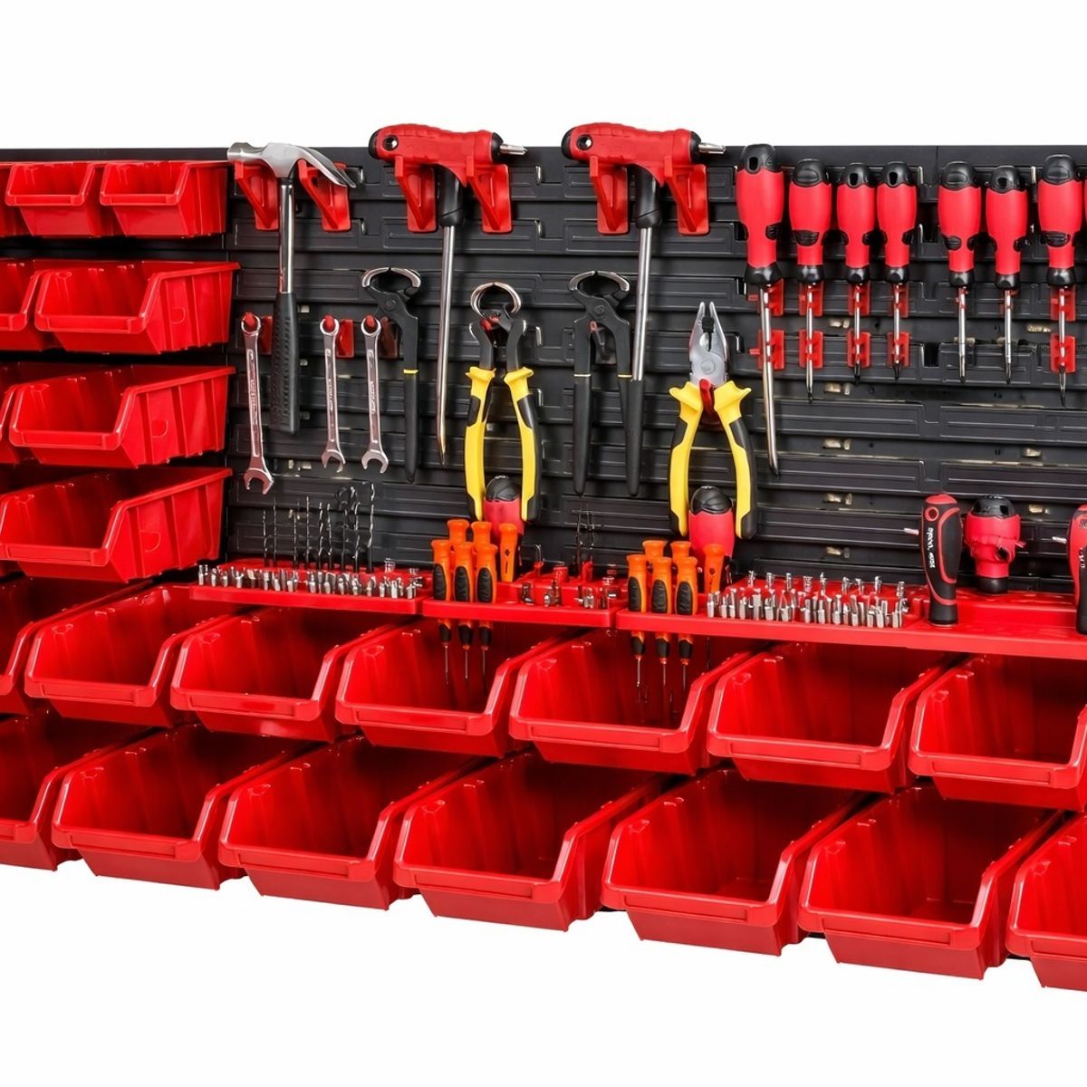 OEM - Set organizador de herramientas almacenamiento compartimientos