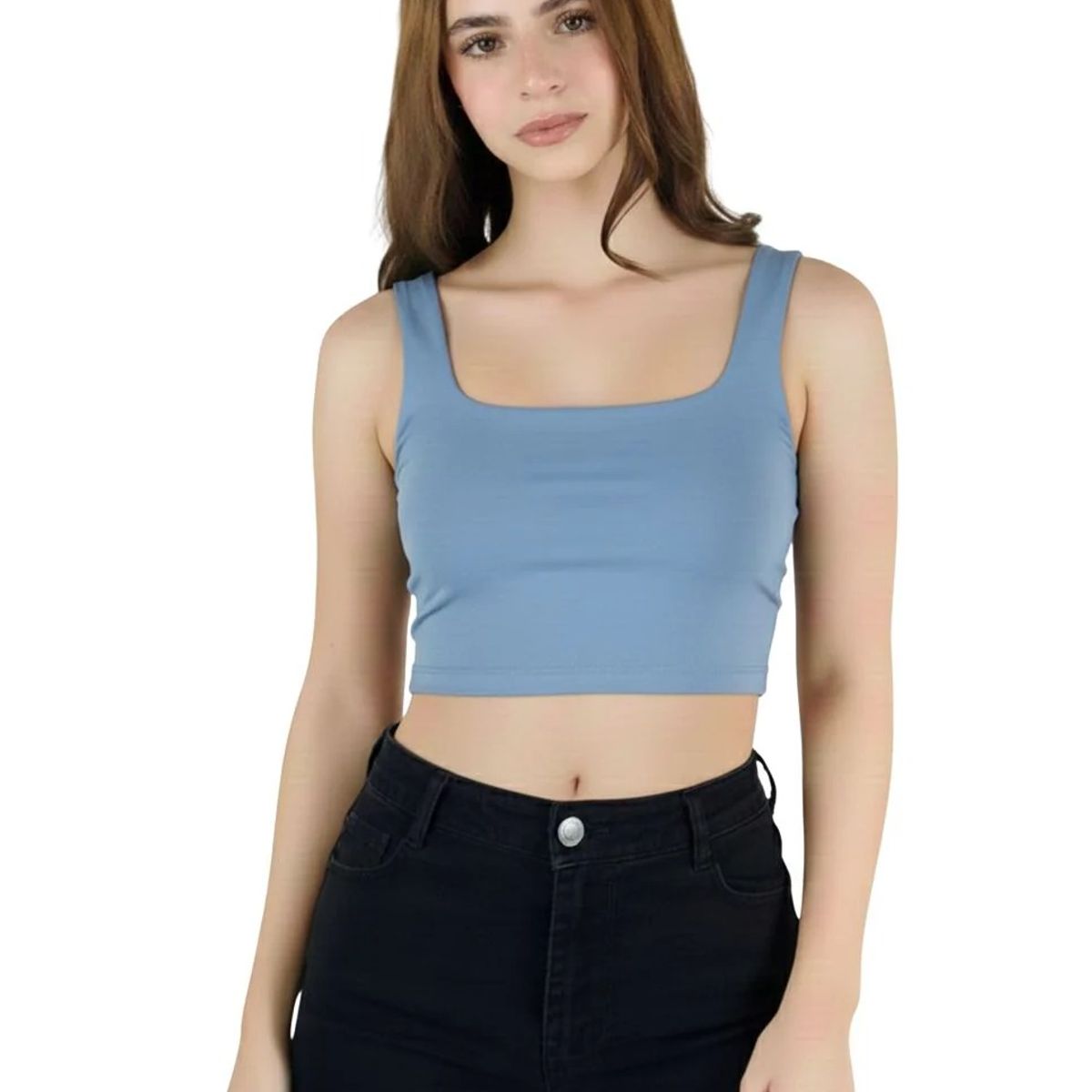 MOLGOA - Crop Top Para Mujer- The Pause