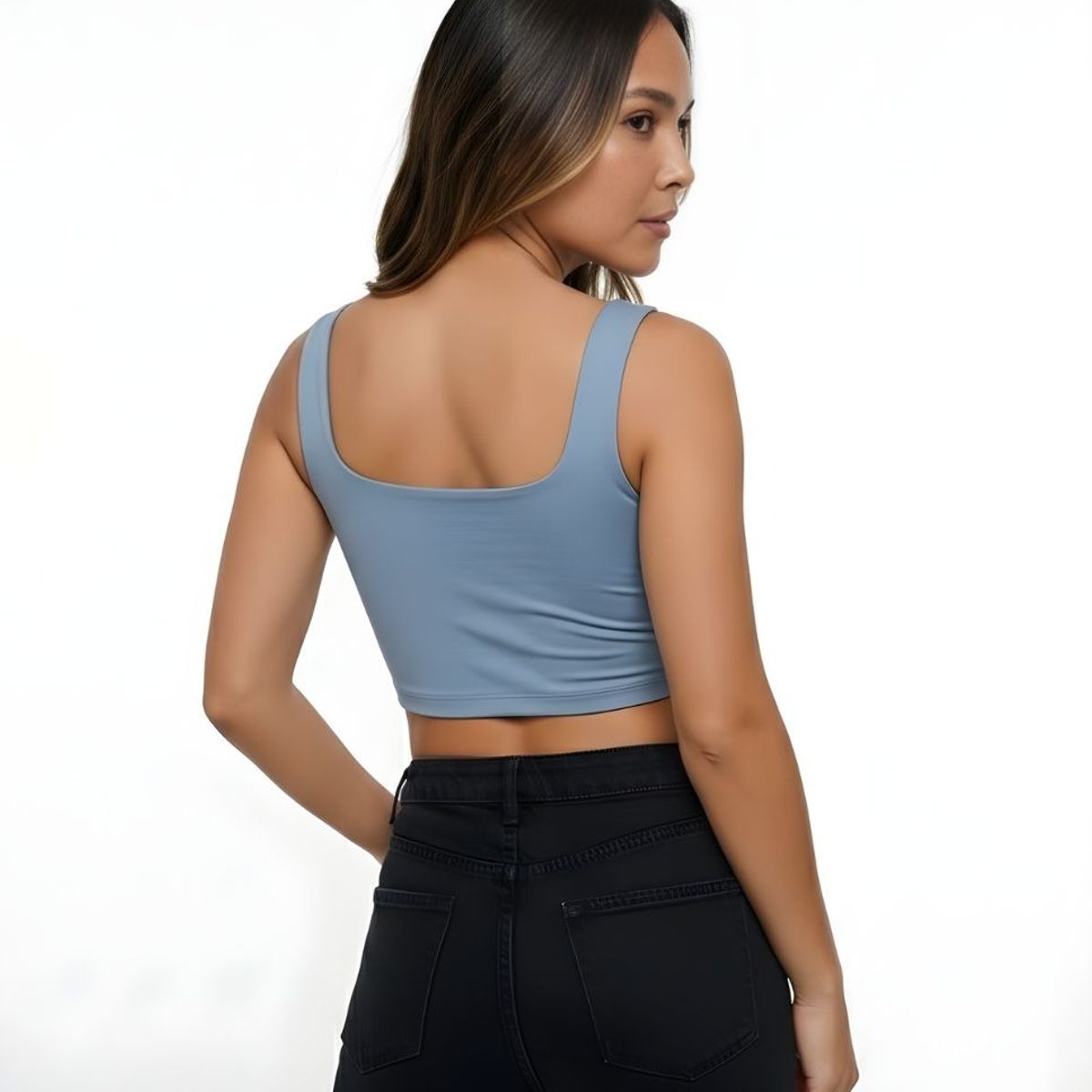 MOLGOA - Crop Top Para Mujer- The Pause