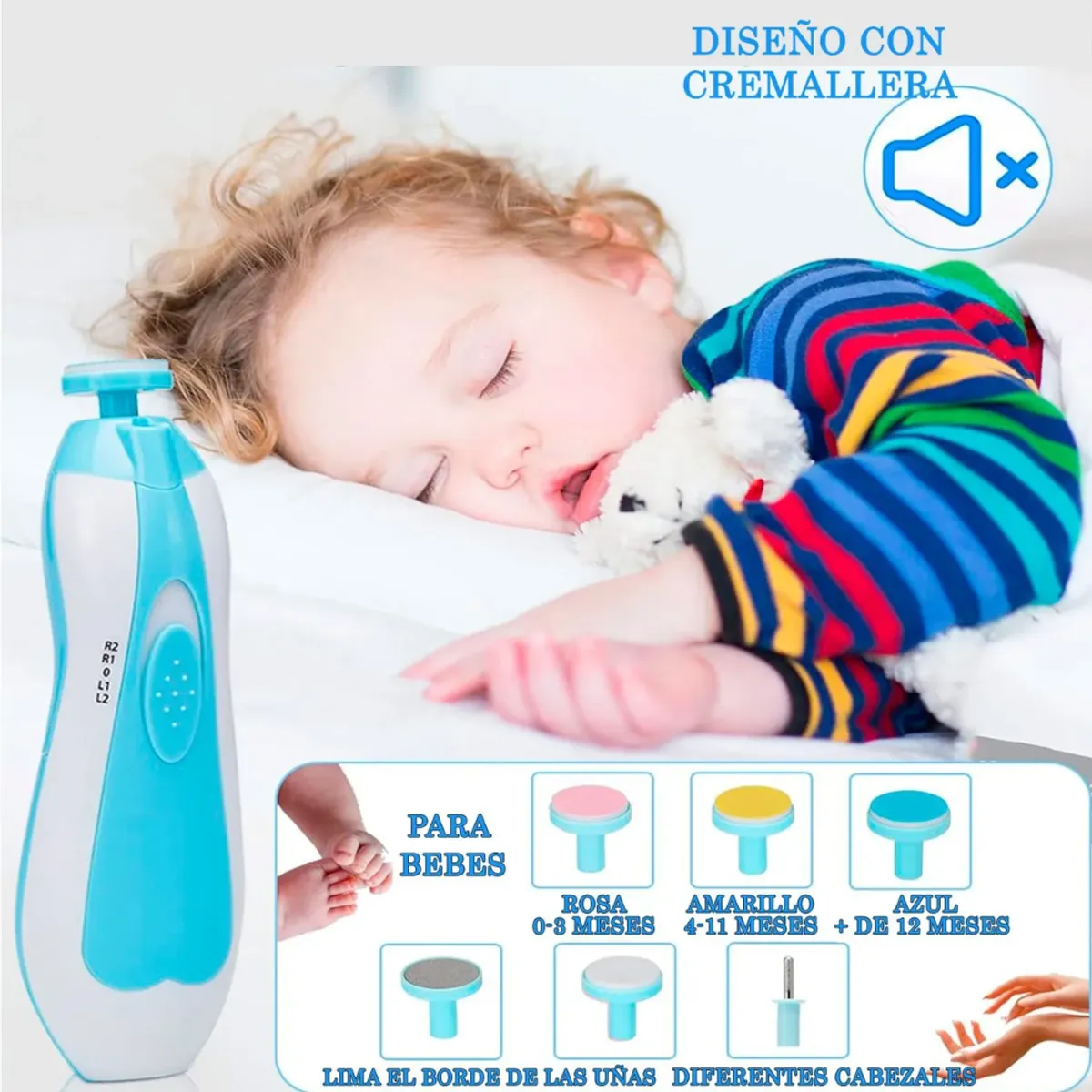 BABY ON - Kit Aseo Bebé 20 Piezas Completo Recién Nacido Con Estuche