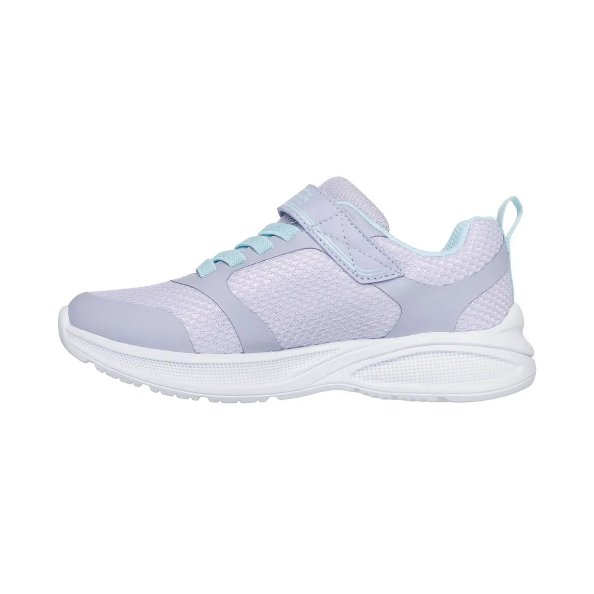 SKECHERS - Tenis Skechers niña Microspec Max Advance Velcro lila azul