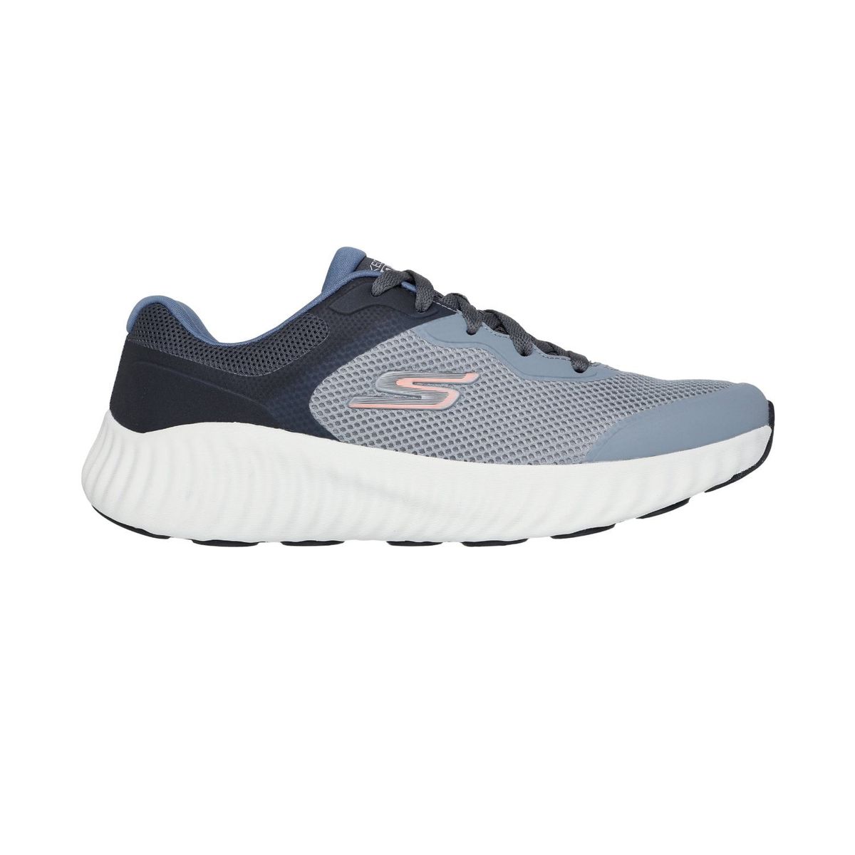 SKECHERS - Tenis Skechers hombre Go Run Now Goga Mat gris claro