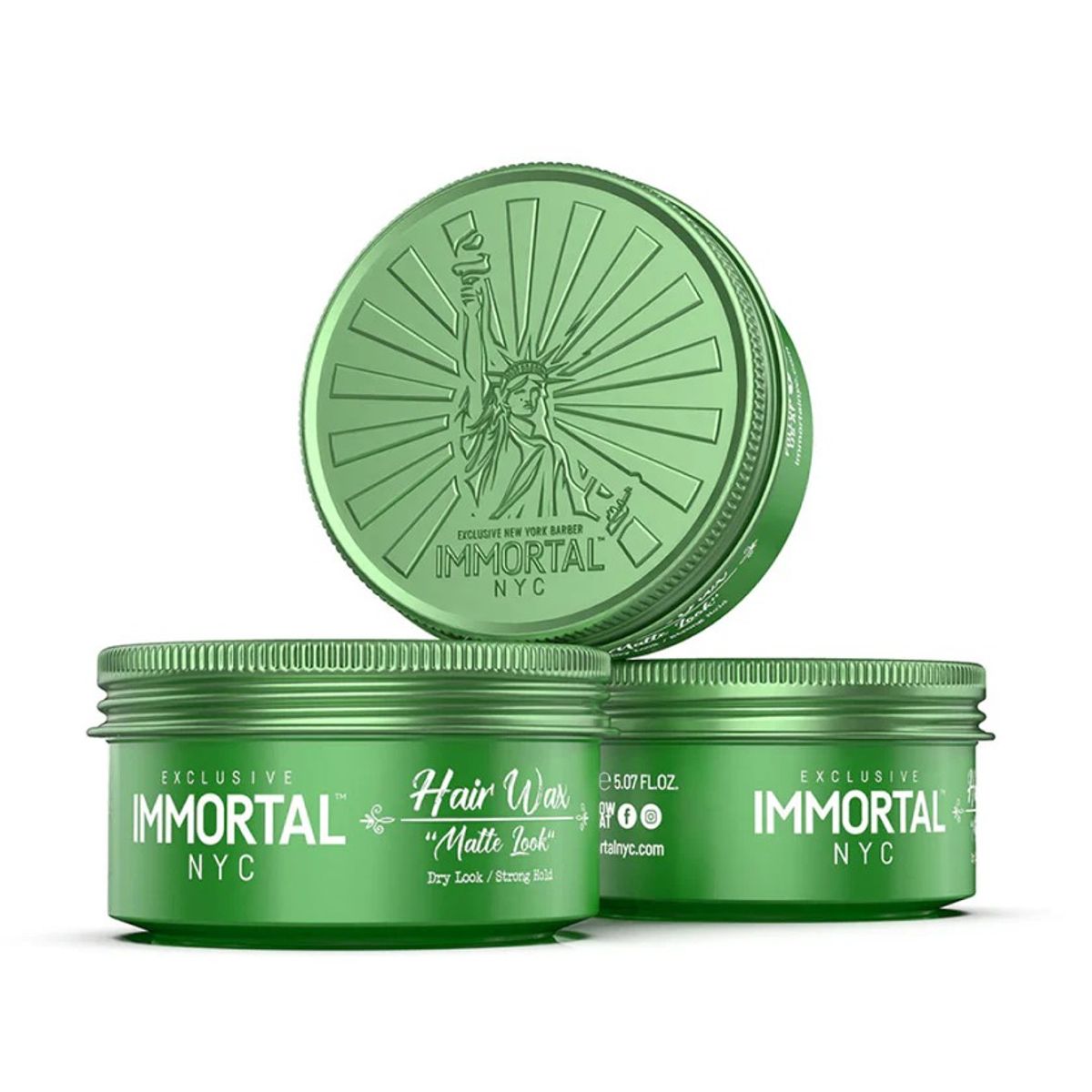 AMERICAN GENERICS - Cera moldeadora Immortal hair wax Matte look verde