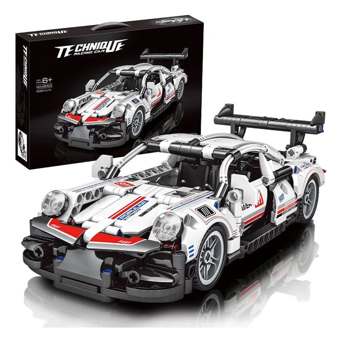 ROUX - Set De Construcción Carro Porsche Juguete Armable 450 Piezas