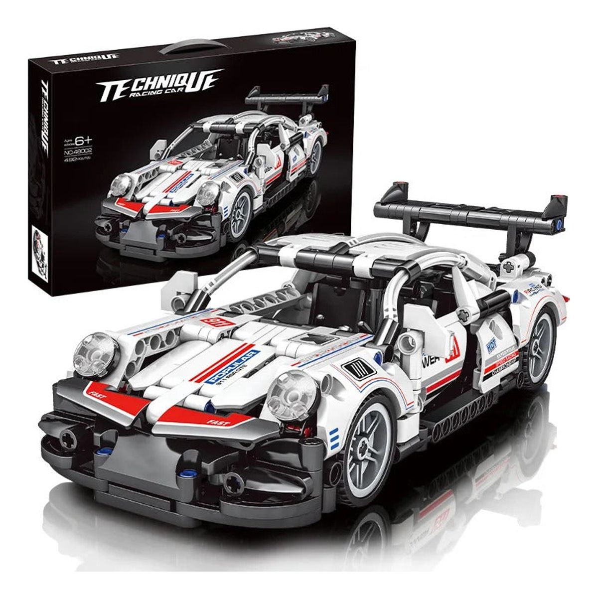 ROUX - Set De Construcción Carro Porsche Juguete Armable 450 Piezas
