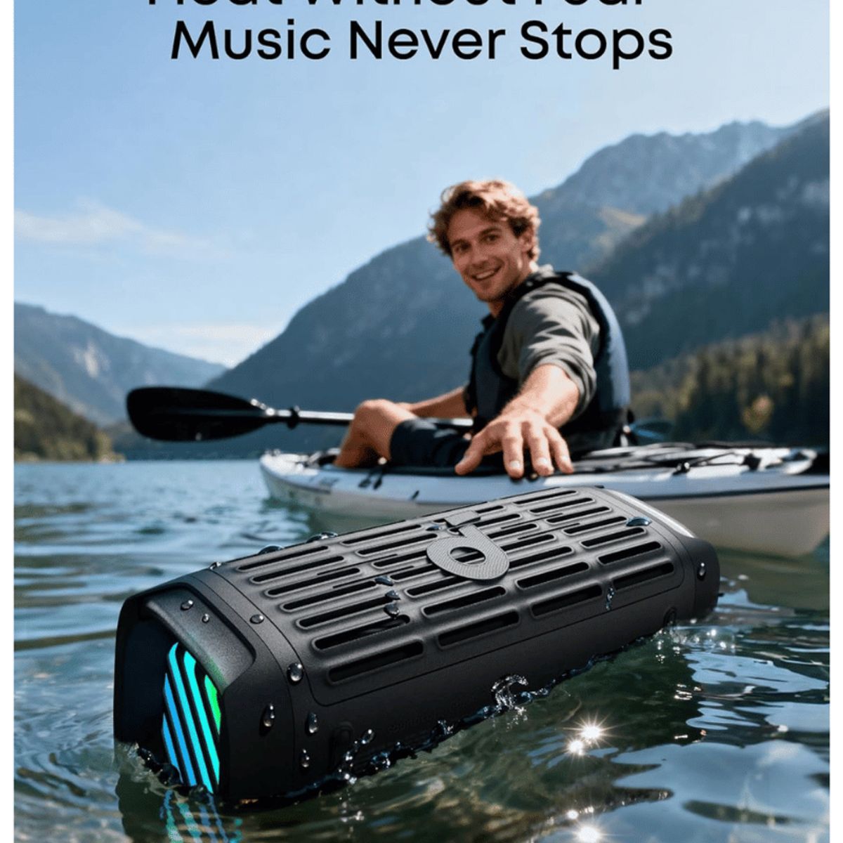 ANKER - Parlante Impermeable Ip68 Flotante 50w Anker Altavoz Bassup