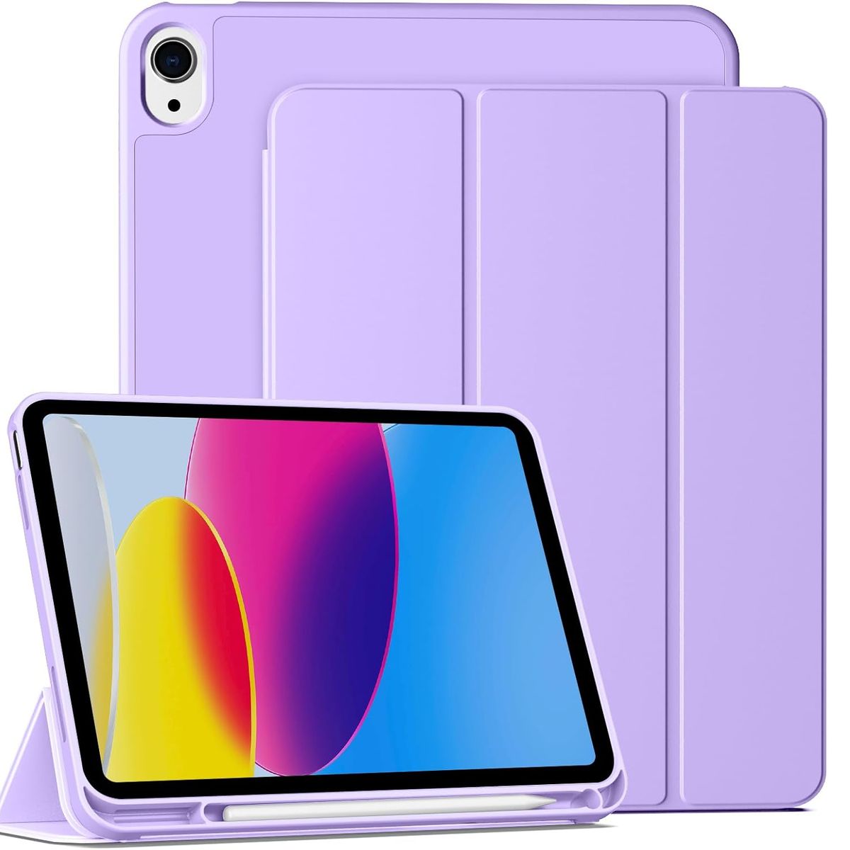 GENERICO - Forro Funda Smart Case Con Espacio De Pencil Para iPad A16 2025