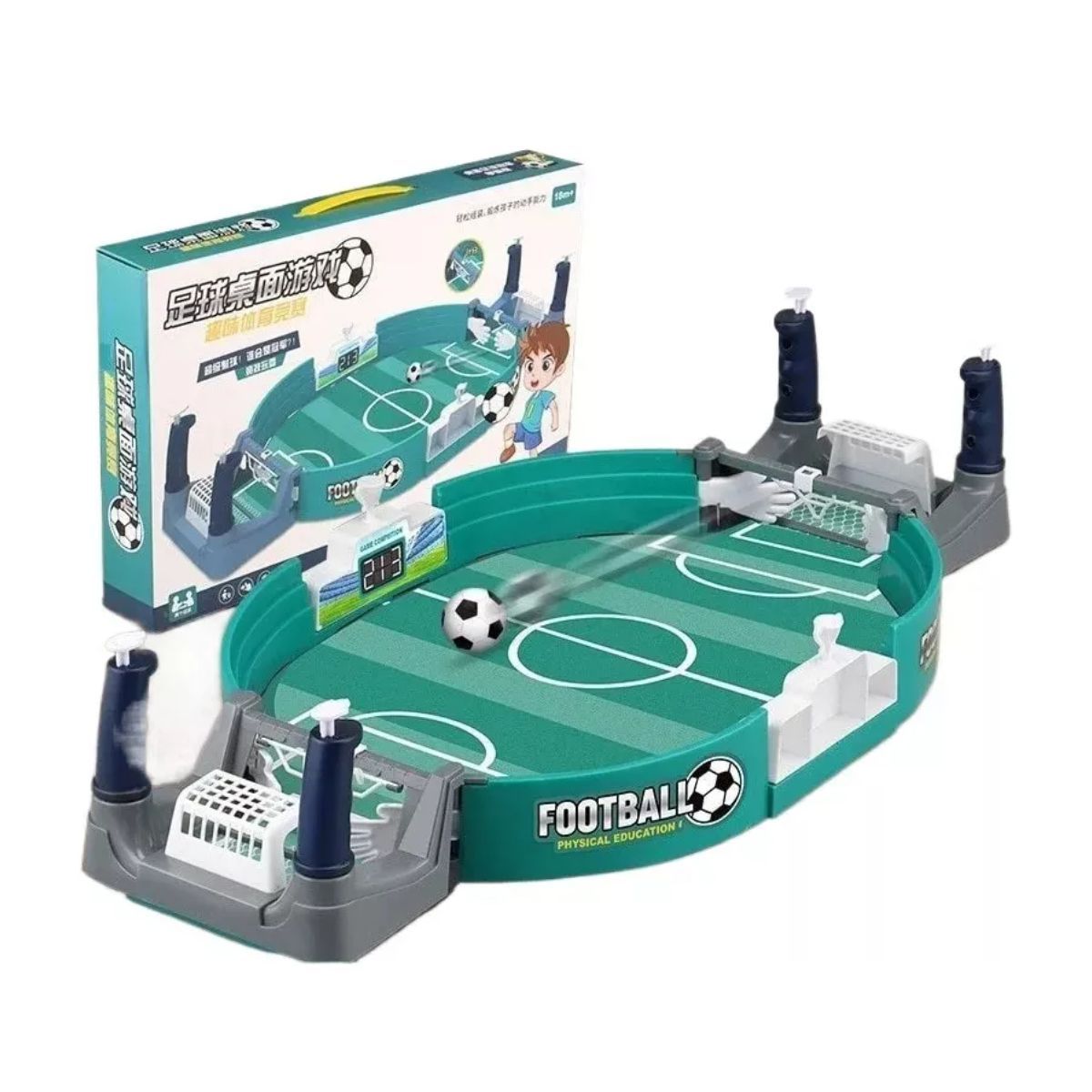 GENERICO - Juego Mesa Mini Futbolito Interactivo Adultos Niños Portátil