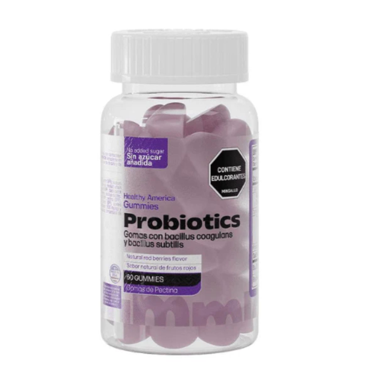 HEALTHY AMERICA - ALIMENTO CON VITAMINAS + MINERALES X 60 GOMITAS/ PROBIOTICS- H.A.