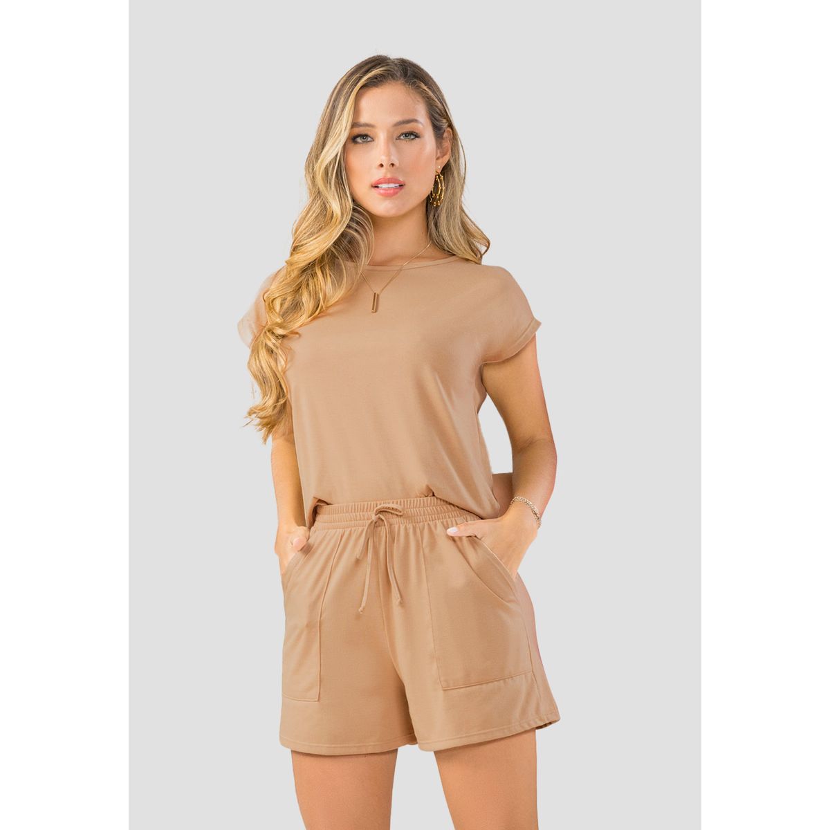 MARKETING PERSONAL - Conjunto Mujer Latte Mp 102318