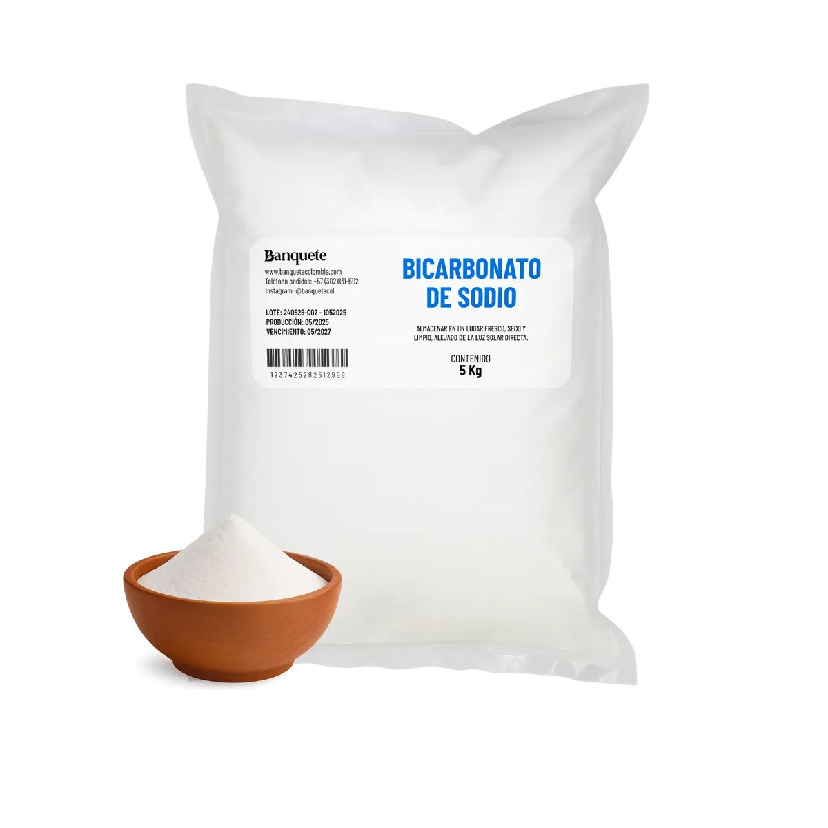 GENERICO - Bicarbonato de Sodio 5Kg