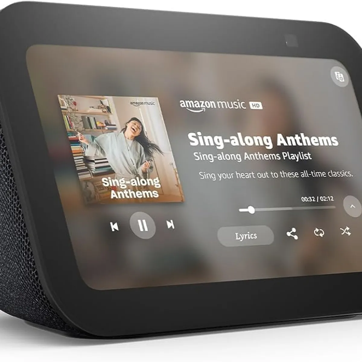 AMAZON - AMAZON ECHO SHOW 5  (3ª GENERACIÓN) NEGRO PANTALLA CON PARLANTE ALEXA