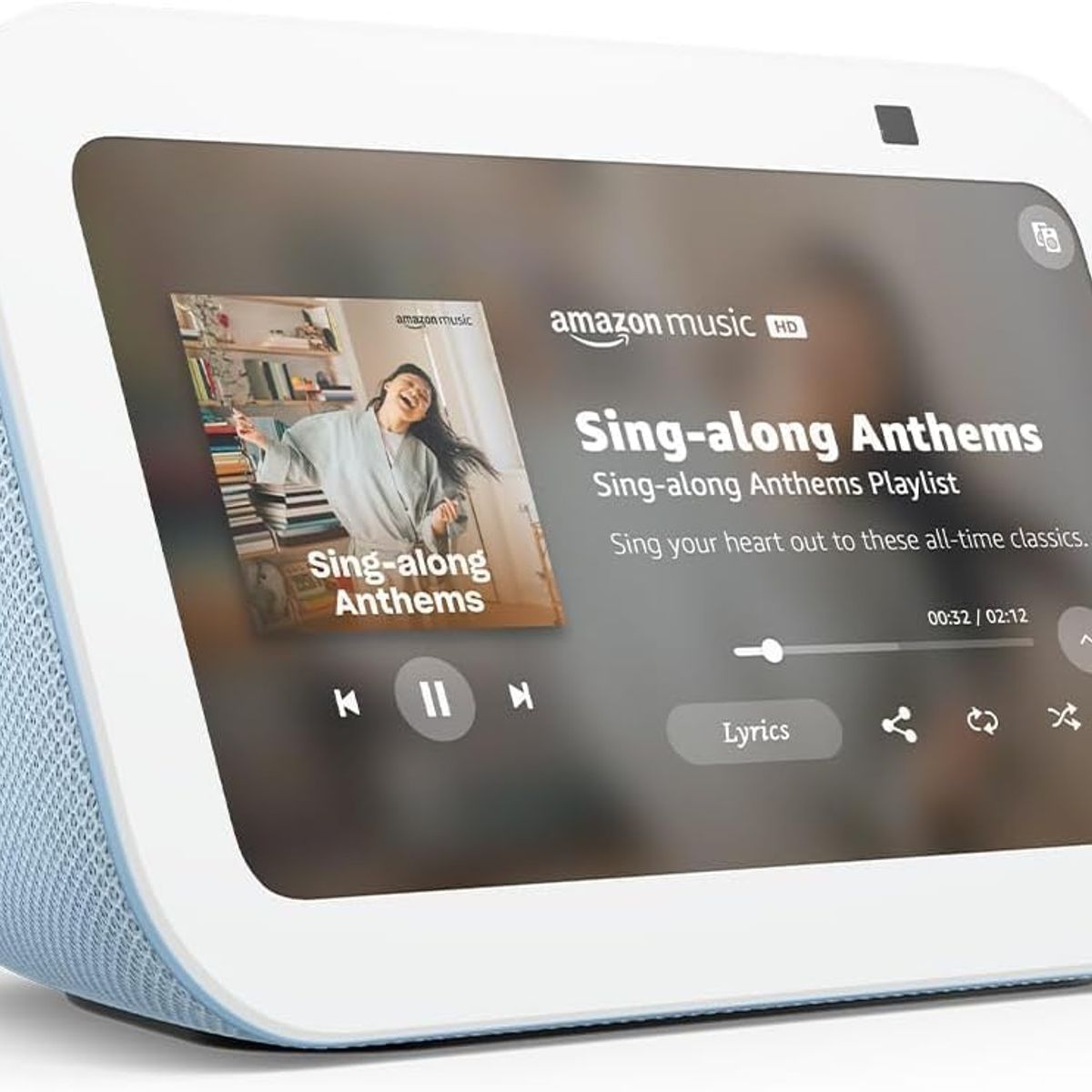 AMAZON - AMAZON ECHO SHOW 5  (3ª GENERACIÓN) AZUL PANTALLA CON PARLANTE ALEXA