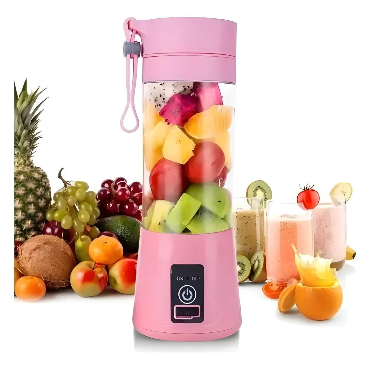 GENERICO - Licuadora Batidora Portátil Multifuncional 380 ml