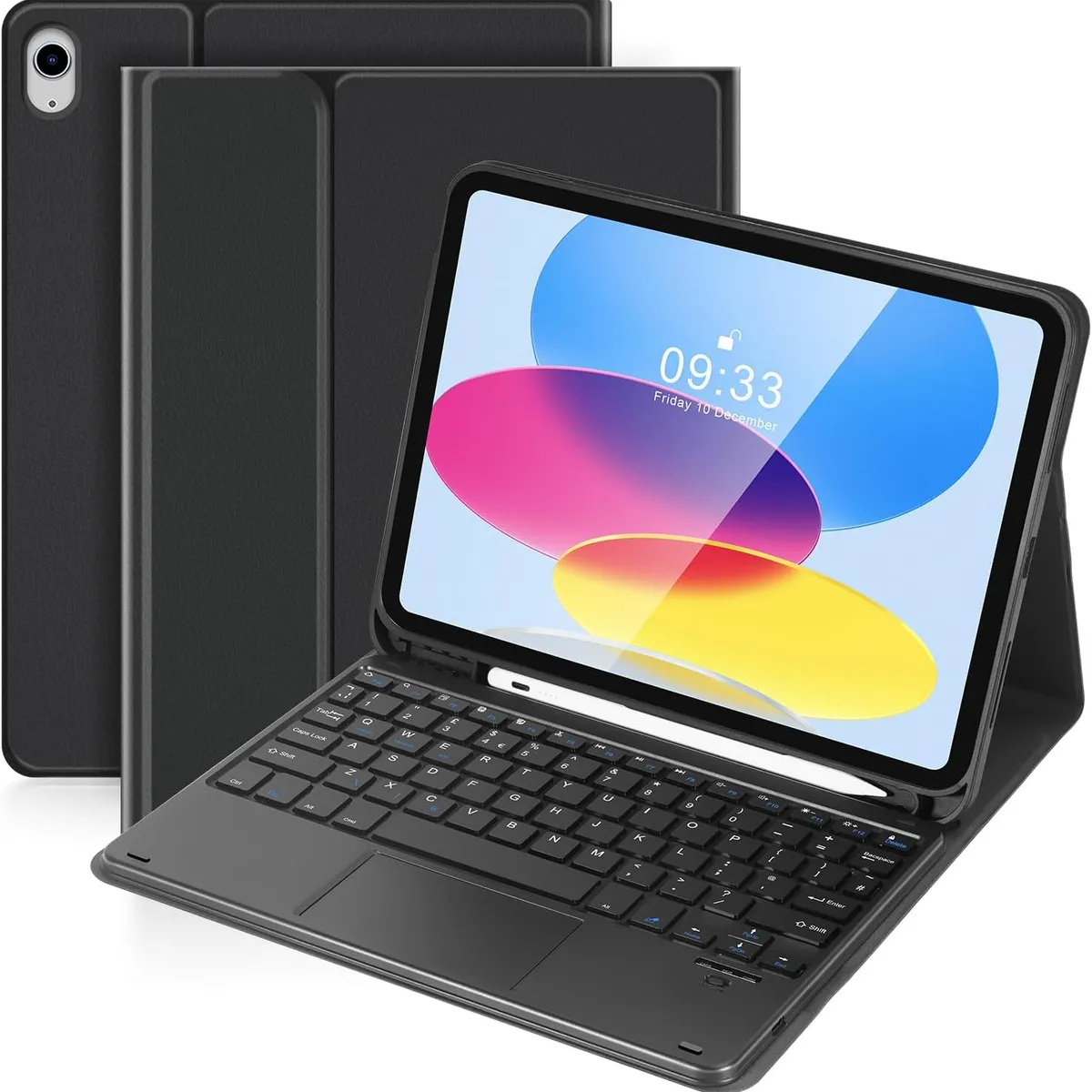 GENERICO - Funda Forro Estuche Teclado Con Trackpad mouse Para Ipad a16 2025