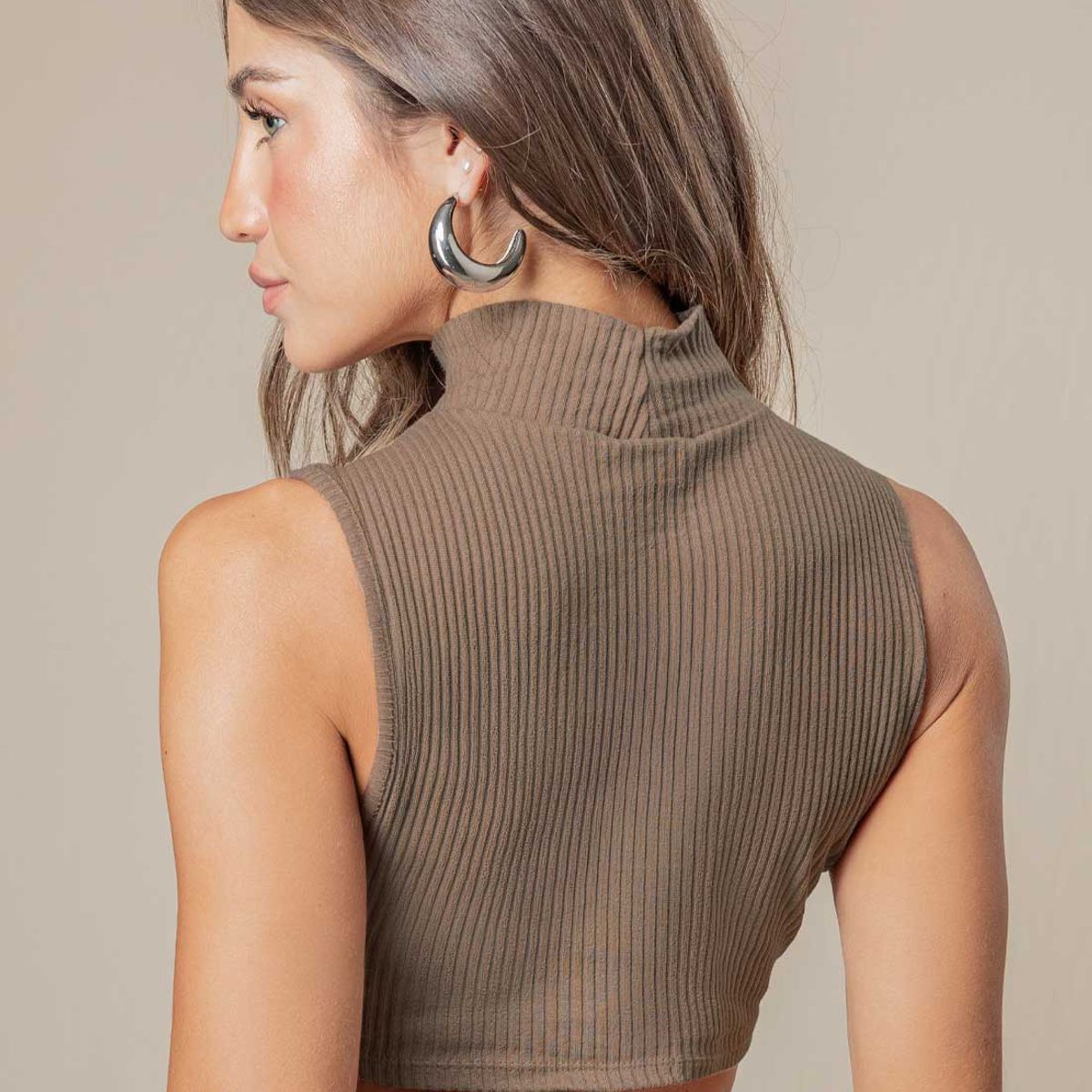ATYPICAL - Crop Top Mujer Chocolate Atypical 111184