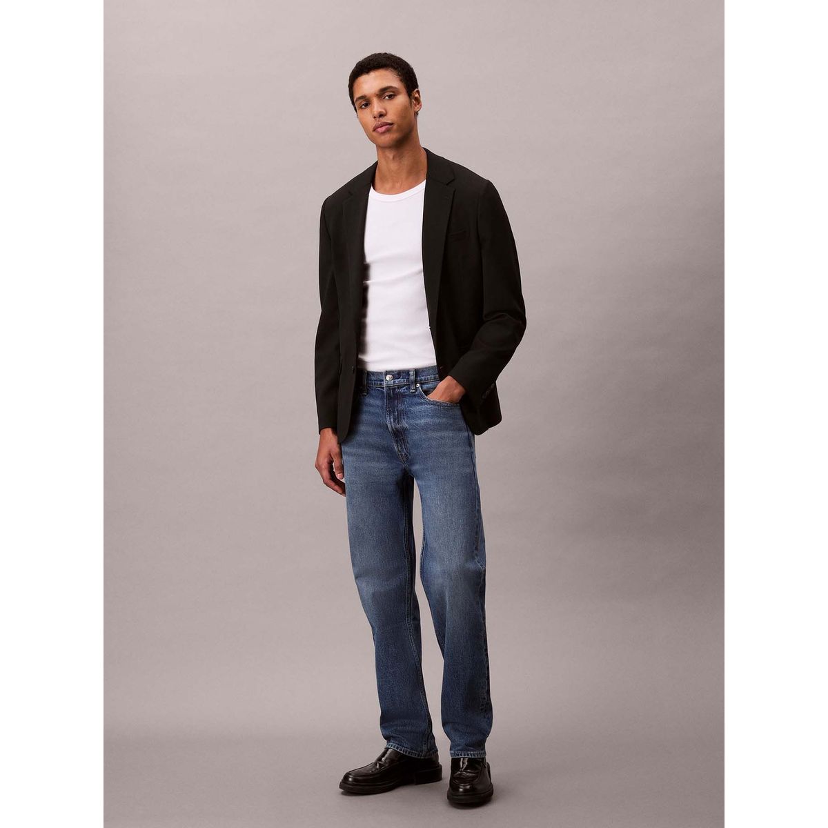 CALVIN KLEIN - Jeans azul standard straight tinte Calvin Klein