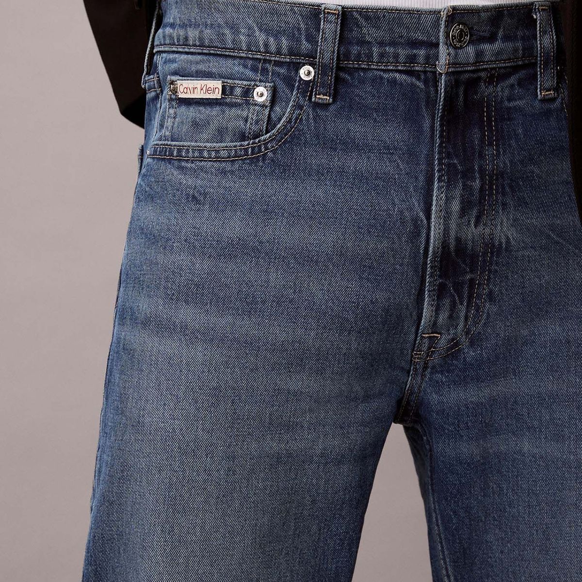 CALVIN KLEIN - Jeans azul standard straight tinte Calvin Klein