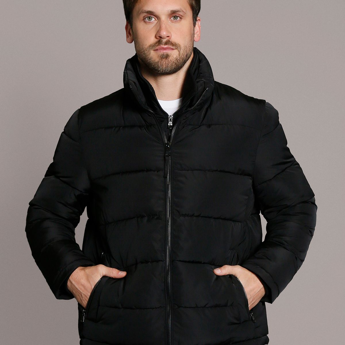 CALVIN KLEIN - Chaqueta negra acolchada essential Calvin Klein