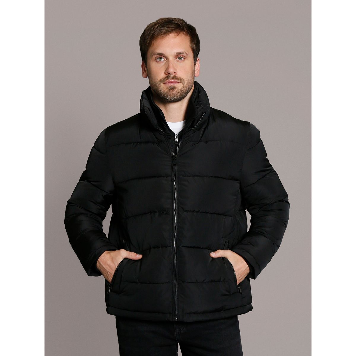 CALVIN KLEIN - Chaqueta negra acolchada essential Calvin Klein