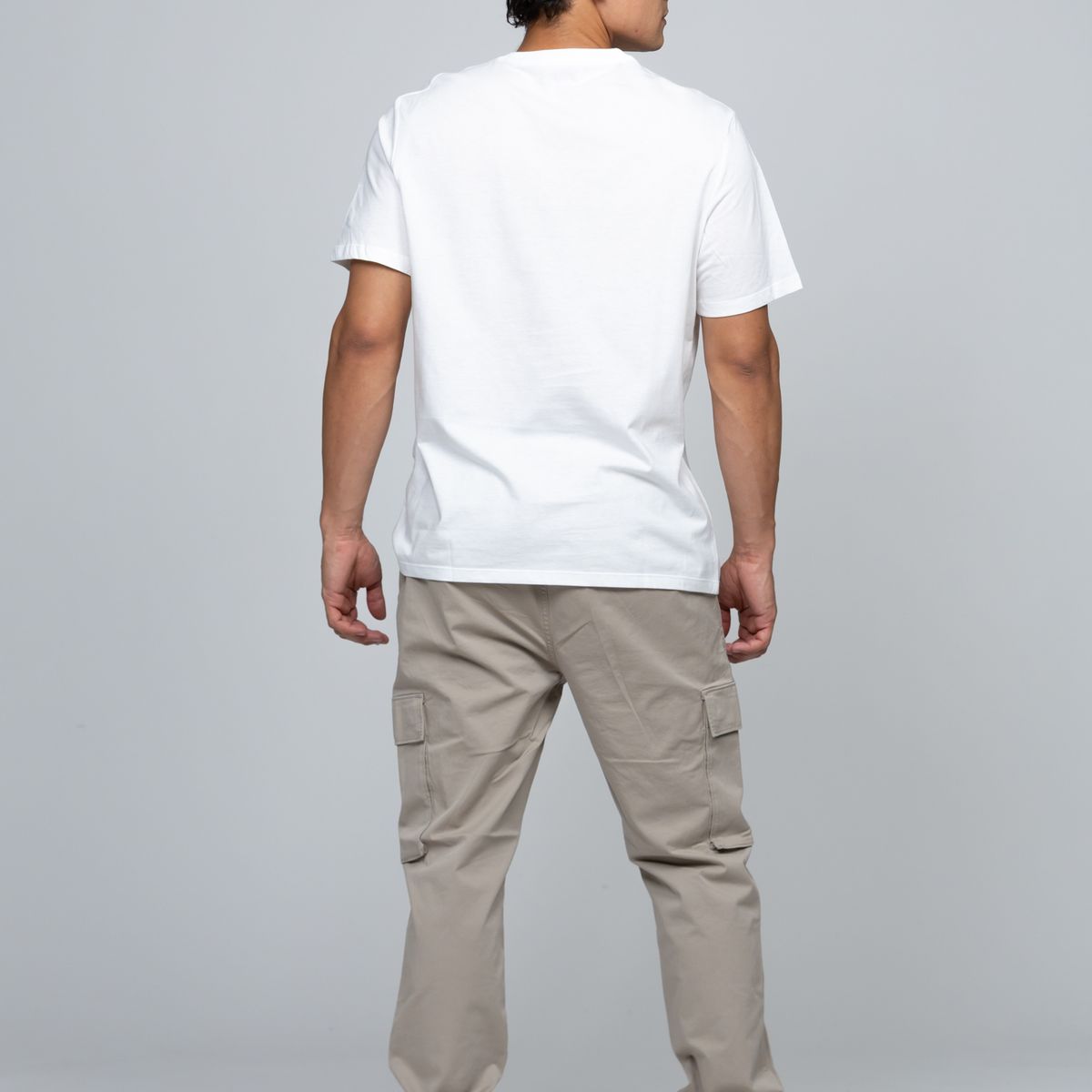 CALVIN KLEIN - Camiseta blanca con monograma 30s Calvin Klein