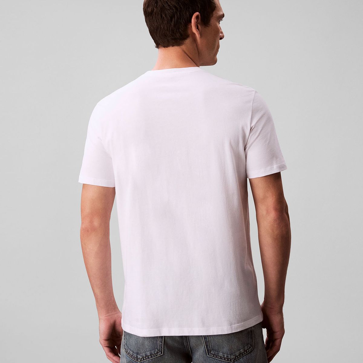 CALVIN KLEIN - Camiseta blanca con estampado gráfico redbox Calvin Klein