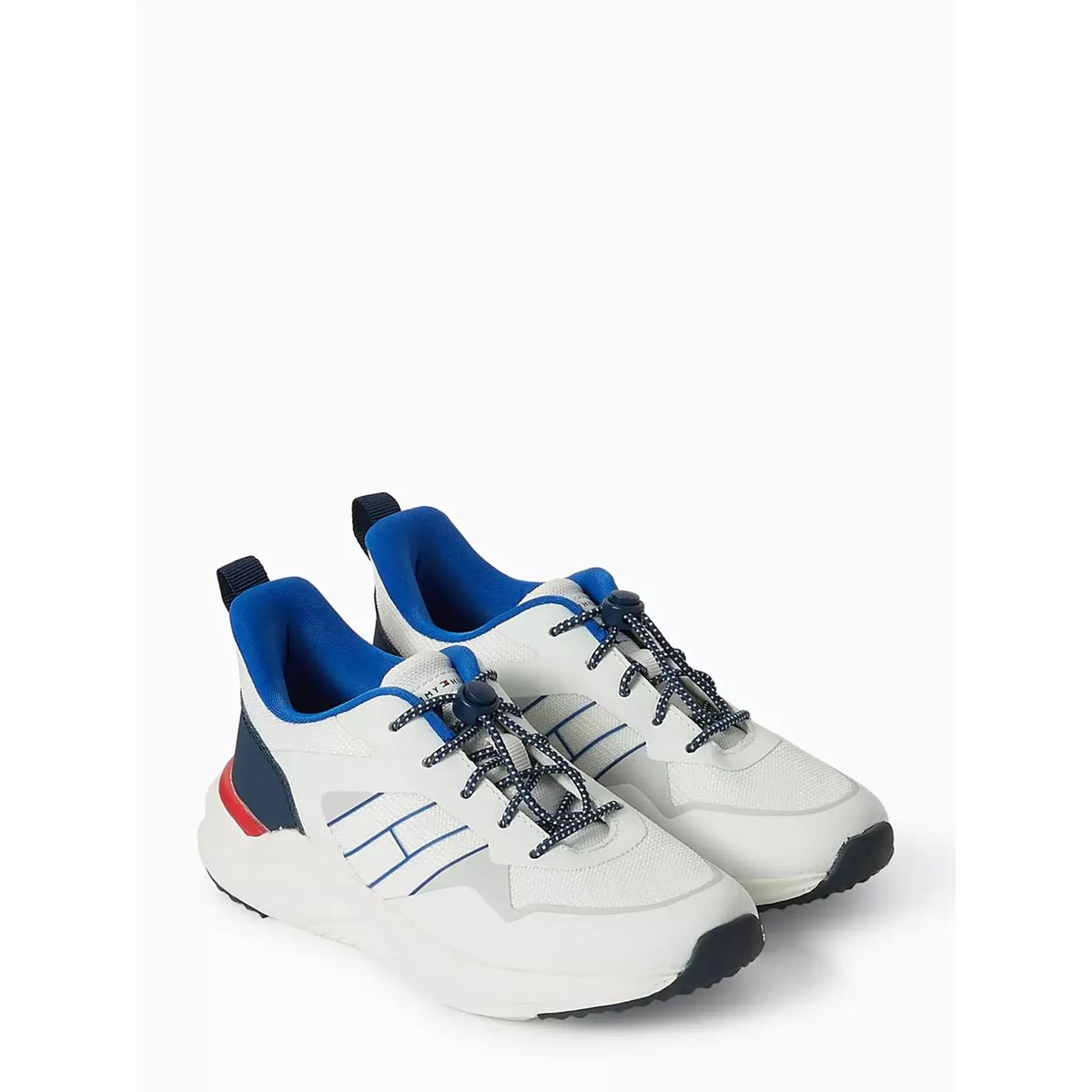 TOMMY HILFIGER - Tenis blanco con diseño de corte bajo Tommy Hilfiger