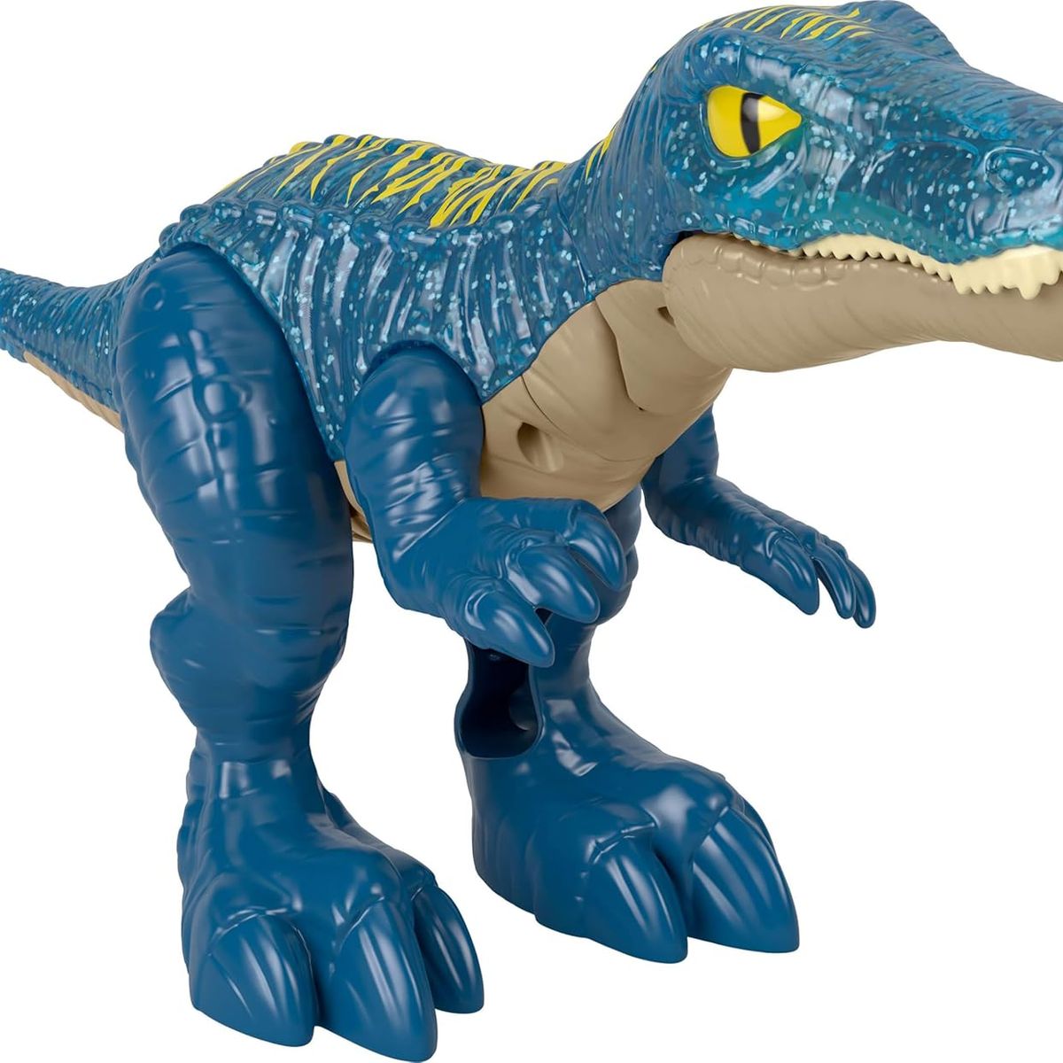 JURASSIC WORLD - Dinosaurio Baryonyx Imaginext dinosaurio Growl & Glow Baryonyx con luces sonidos